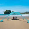 Longsen Amazon High Click Fashion Sunshades Parasol Sun Shade Canopy Sunproof Sunshade Net Canopy blue beach tent - Image 3