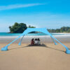 Longsen Custom Adjustable Ultralight Outdoor Portable Umbrella Beach Tent Sun Shade Lightweight pop up stretch beach tent - Image 2