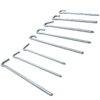 Longsen Factory 7" hexagonal Shape Portable Titanium Alloy Tent Pegs Camping Tent Stakes Hiking Tent Nails - Image 3