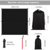 Longsen  outdoor free standing 210T 4m bell camping fly rain fly tarp hammock 5m - Image 5