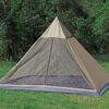 Longsen Customize Cotton Canvas 3-4 Person 3 Seasons Teepee Tent with Double Door tipi tent pyramid tent for Family Camping - Image 3