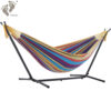 OEM Factory Garden Comfortable Cotton Stripes Hammock With Stand With Straps Color No Scratches Vietnam Hammock Swing