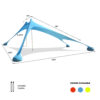 Longsen Custom Adjustable Ultralight Outdoor Portable Umbrella Beach Tent Sun Shade Lightweight pop up stretch beach tent - Image 6